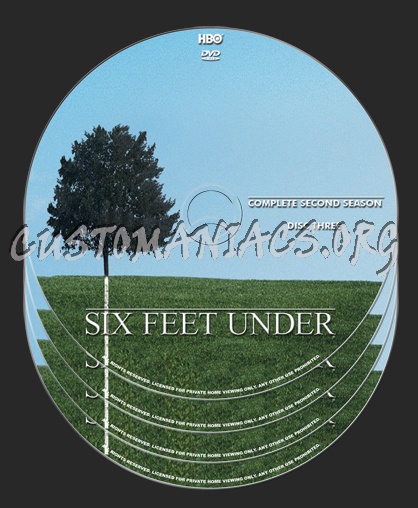 Six Feet Under Season 2 dvd label
