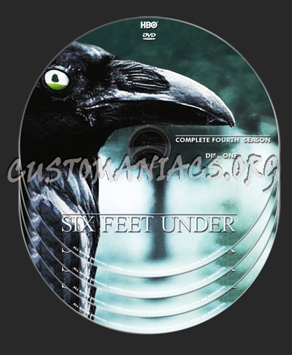 Six Feet Under Season 4 dvd label