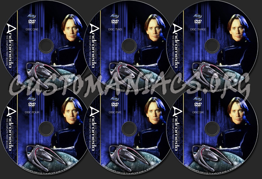 Andromeda Season One dvd label