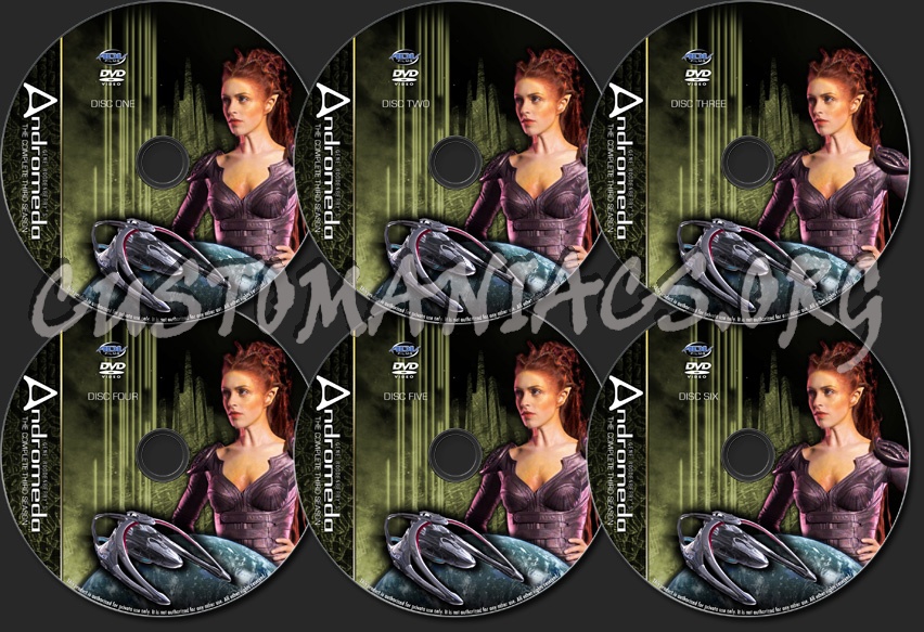 Andromeda Season Three dvd label