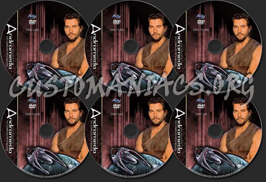 Andromeda Season Five dvd label