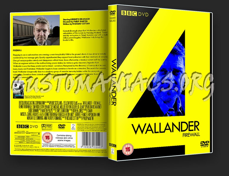 Wallander : Firewall dvd cover