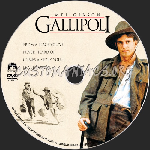 Gallipoli dvd label