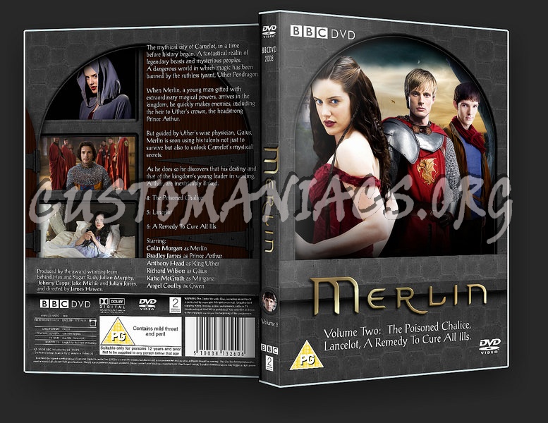 Merlin Season 1 Volume 2 dvd cover