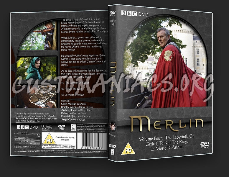 Merlin Season 1 Volume 4 dvd cover