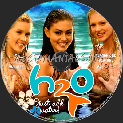 H2O Just Add Water Season 1 dvd label