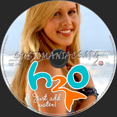 H2O Just Add Water Season 1 dvd label