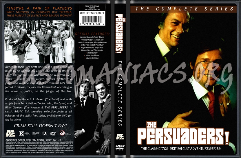 The Persuaders Complete Series dvd cover