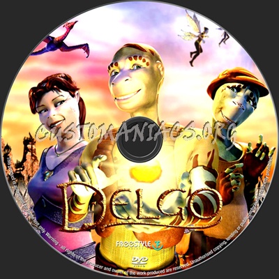 Delgo dvd label