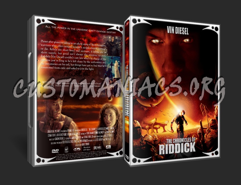 The Chronicles Of Riddick dvd cover