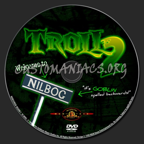 Troll 2 dvd label