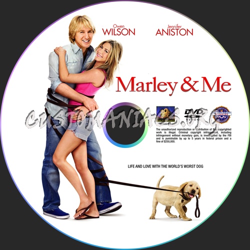 Marley & Me dvd label