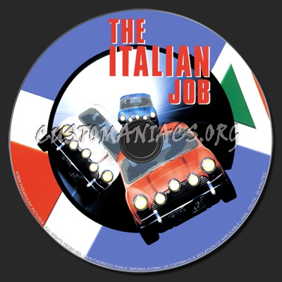 The Italian Job dvd label