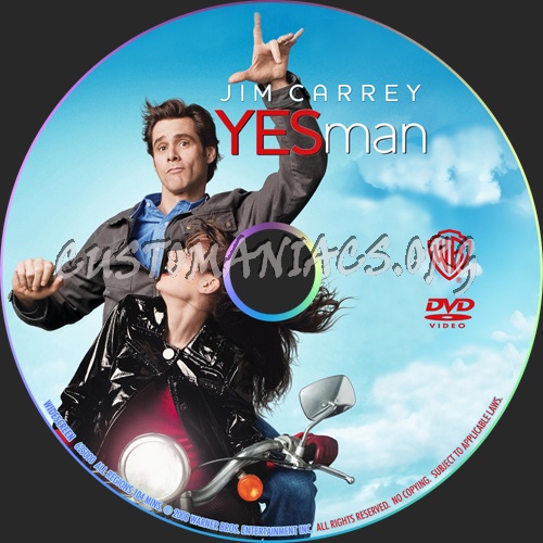 Yes Man dvd label