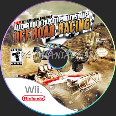 World Championship Off Road Racing dvd label