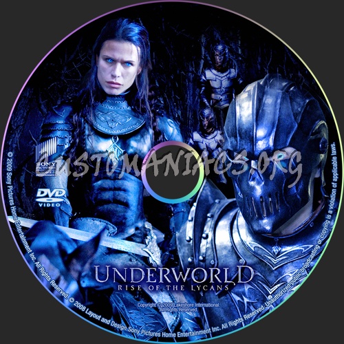 Underworld: Rise of the Lycans dvd label