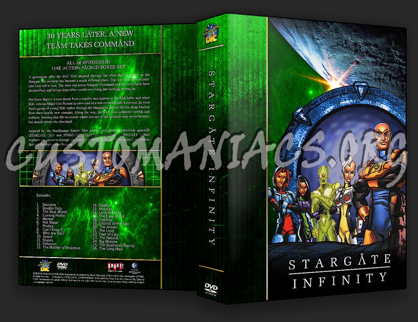 Stargate Infinity - TV Collection dvd cover