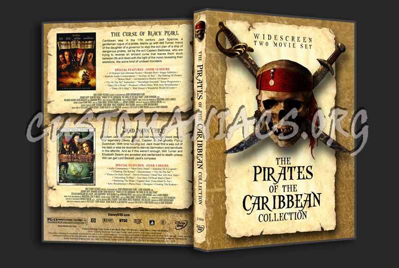 Pirates of the Caribbean Boxset dvd cover