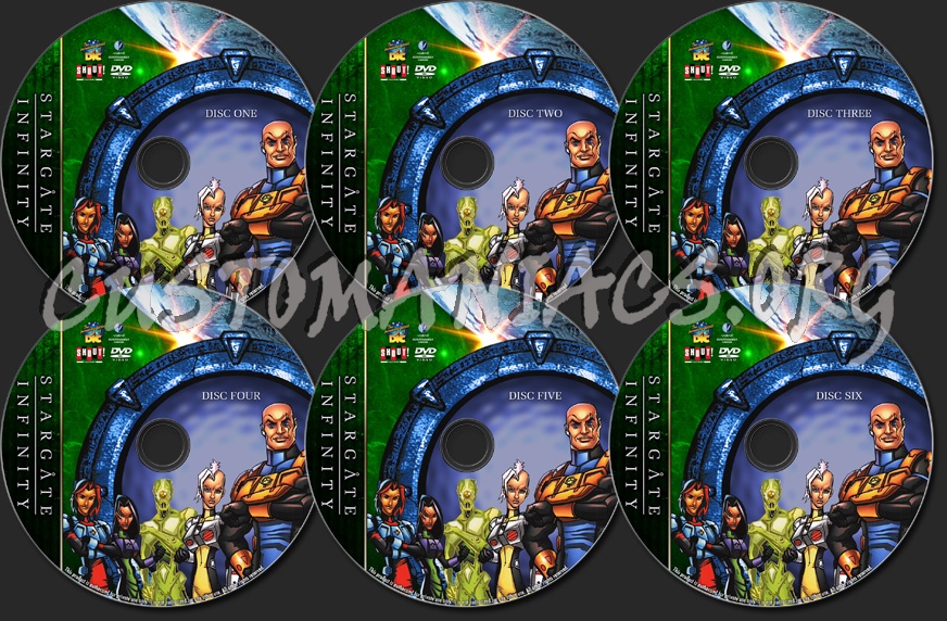 Stargate Infinity - TV Collection dvd label