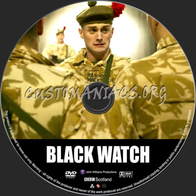 Black Watch dvd label