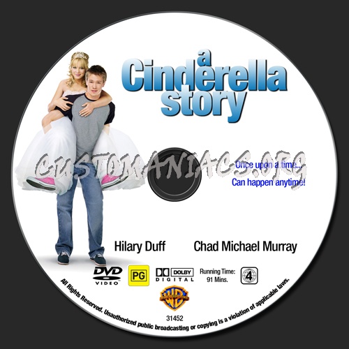 A Cinderella Story dvd label