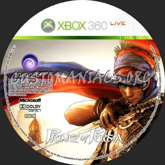 Prince of Persia dvd label