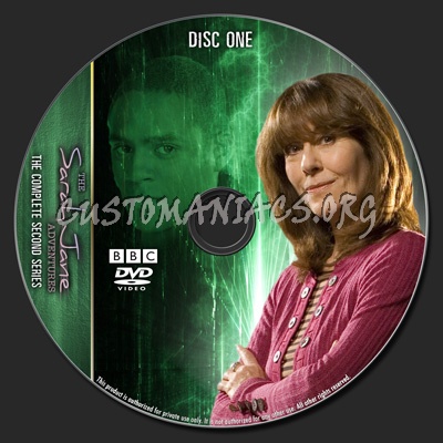 The Sarah Jane Adventures Season 2 - TV Collection dvd label