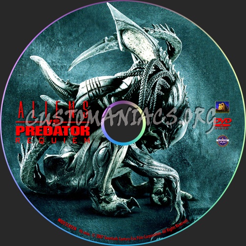 Aliens vs Predator Requiem dvd label