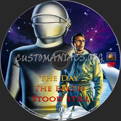 The Day the Earth Stood Still dvd label