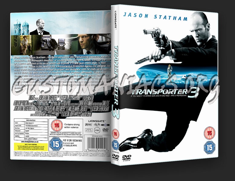 Transporter 3 dvd cover