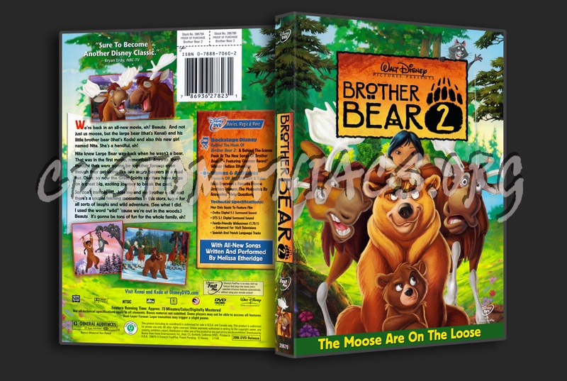 Brother Bear 2 dvd cover
