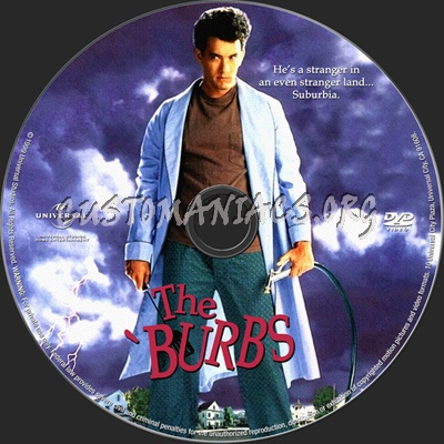 The 'burbs dvd label