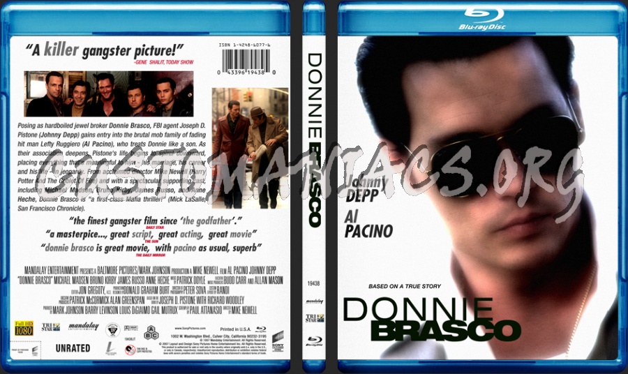 Donnie Brasco blu-ray cover
