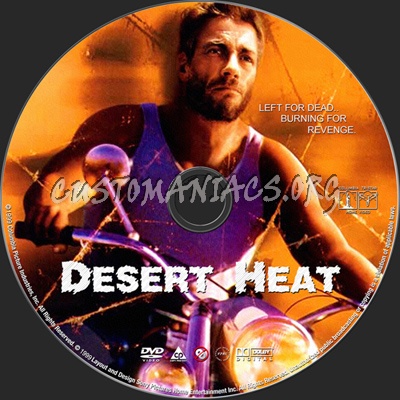 Desert Heat dvd label