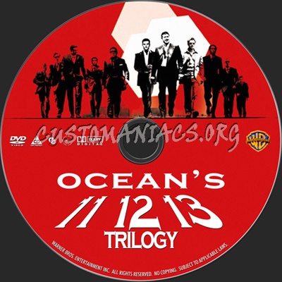 Ocean's Trilogy dvd label