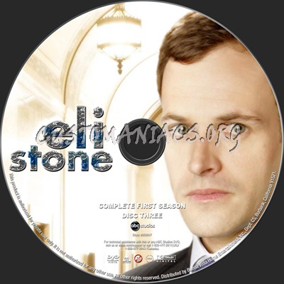 eli stone Season 1 dvd label