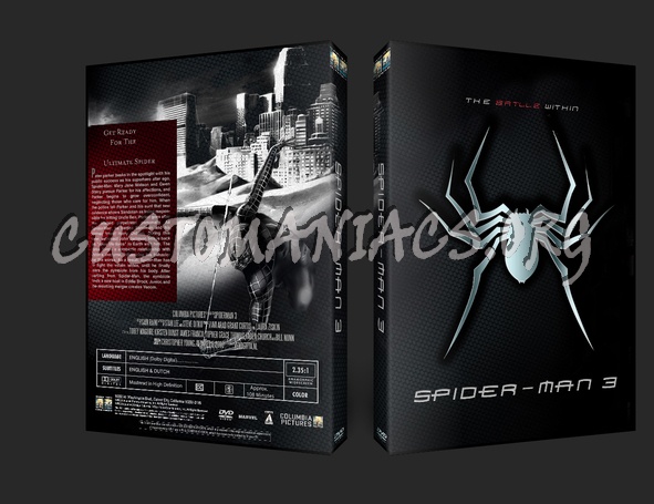 Spider Man 3 dvd cover