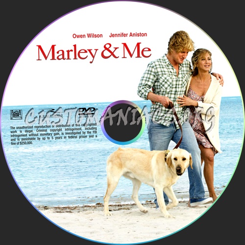 Marley & Me dvd label