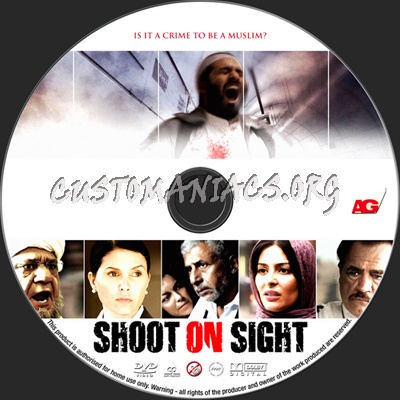Shoot On Sight dvd label