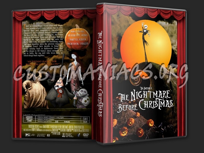 The Nightmare Before Christmas dvd cover