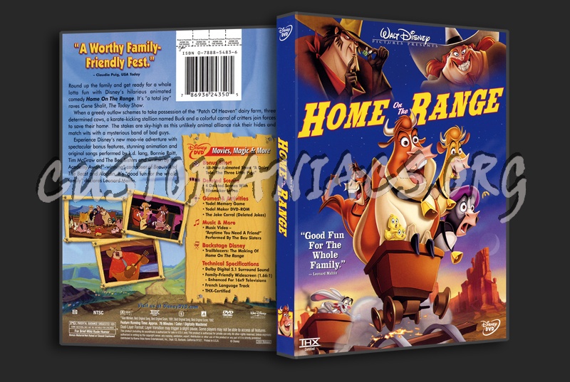 Home On The Range dvd cover