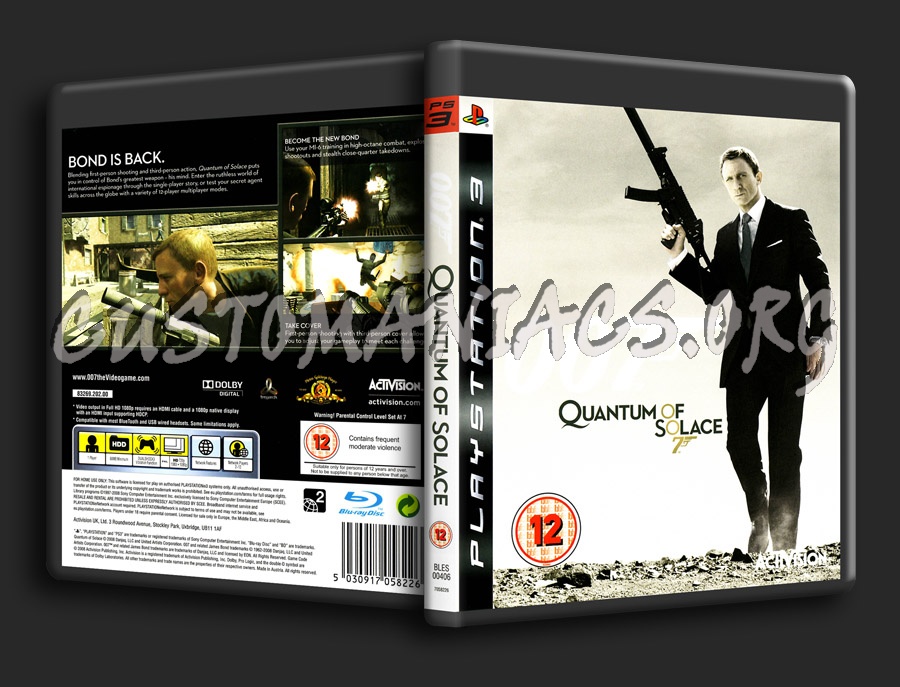 Quantum of Solace dvd cover