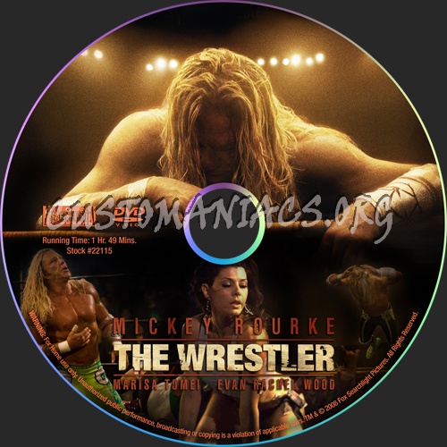 The Wrestler dvd label