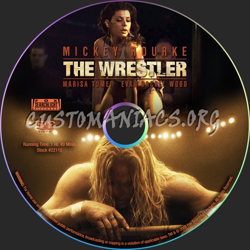 The Wrestler dvd label