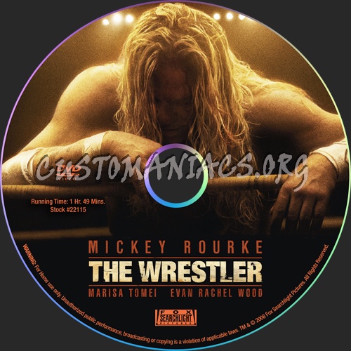 The Wrestler dvd label