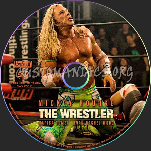 The Wrestler dvd label