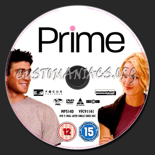 Prime dvd label