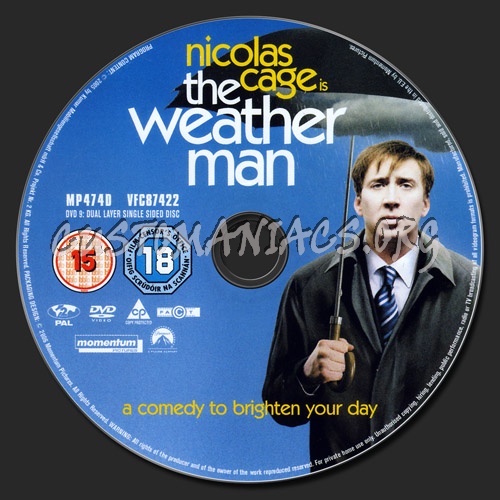 The Weather Man dvd label