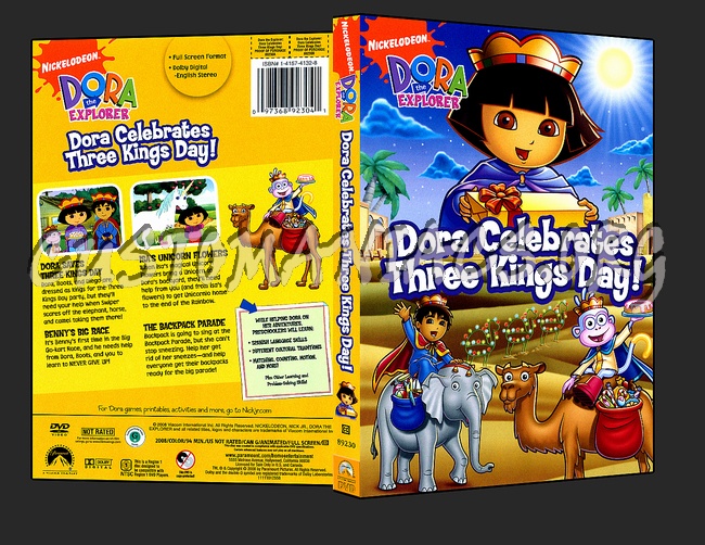 Dora The Explorer Dora Celebrates Three Kings Day! dvd cover