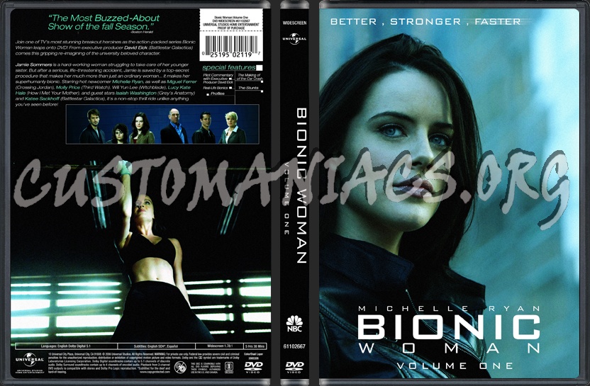 Bionic Woman Volume One dvd cover